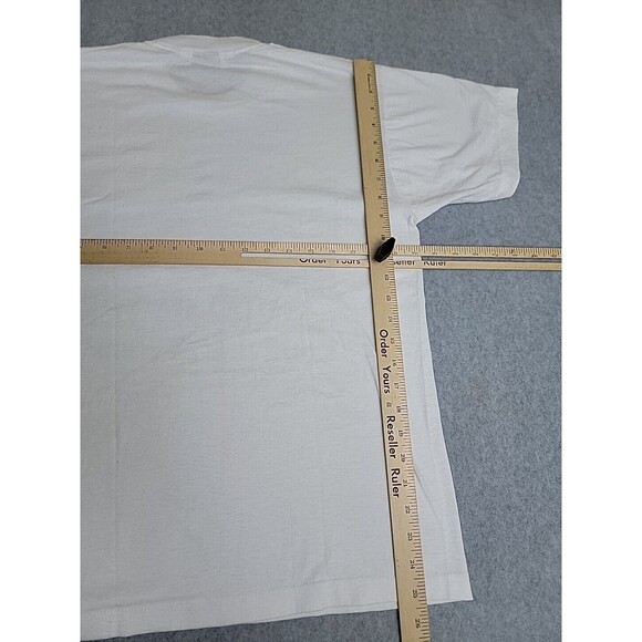 Vintage James Dean Shirt Mens L Screen Stars White Car Rod Run Back In Time 80s - Picture 11 of 15